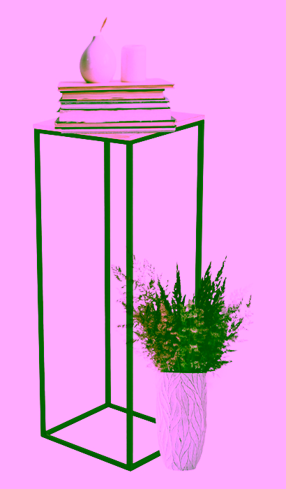 Pflanzenständer, stehendes Metallblumenbeet