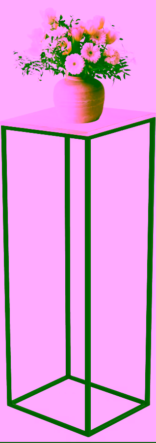 Pflanzenständer, stehendes Metallblumenbeet