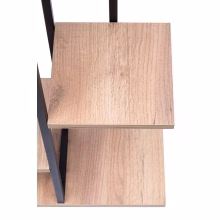 Stehendes Metallblumenbeet schwarz, Modell:671