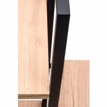 Stehendes Metallblumenbeet schwarz, Modell:671