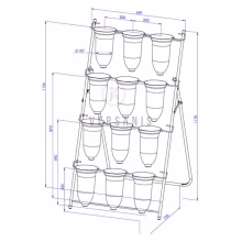 Vasenständer Metall für Modell:11A