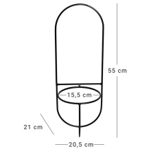 Wandblumenhalter aus Metall Modell:560