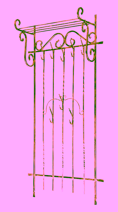 Wandmontierter Kleiderbügel