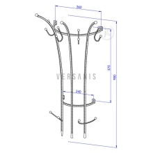 Wandhalterung aus Metall Modell:44