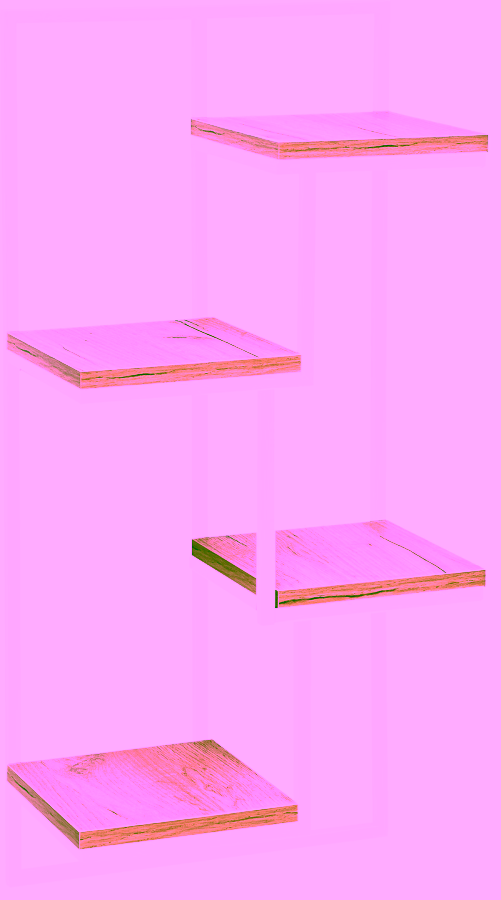 Wandregal – Metall-Blumenständer Modell:659